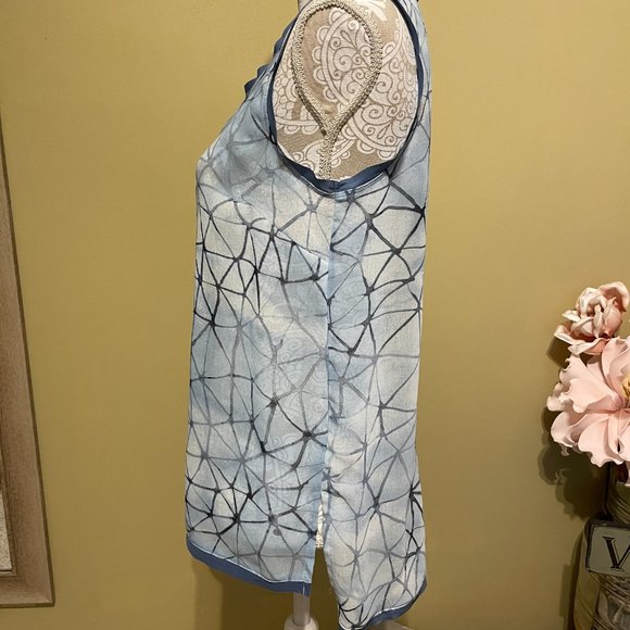 Simply Vera Vera Wang tank top in blue size small - Picture 4 of 10